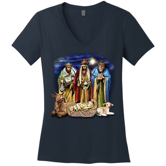 Three Wise Men Women's V-Neck T-Shirt