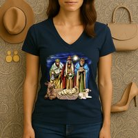 Three Wise Men Women's V-Neck T-Shirt