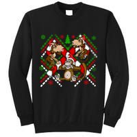 Three Wise Monkey Ugly Christmas Sweater Sweatshirt