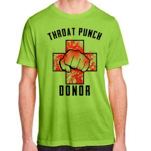 Throat Punch Donor Boxing Fan Adult ChromaSoft Performance T-Shirt