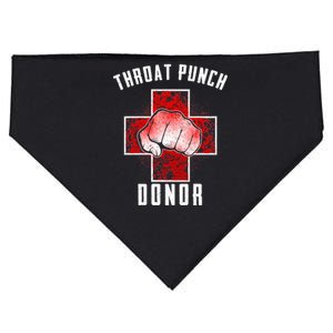 Throat Punch Donor Boxing Fan USA-Made Doggie Bandana