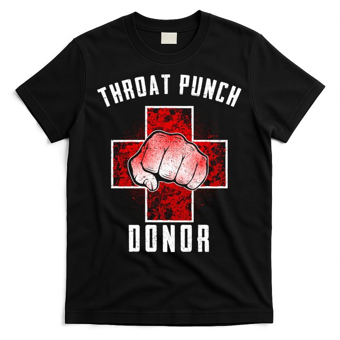 Throat Punch Donor Boxing Fan T-Shirt