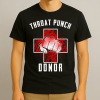 Throat Punch Donor Boxing Fan T-Shirt