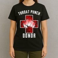 Throat Punch Donor Boxing Fan T-Shirt