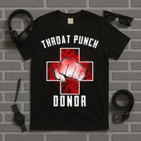 Throat Punch Donor Boxing Fan T-Shirt