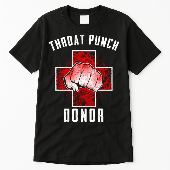 Throat Punch Donor Boxing Fan Tall T-Shirt