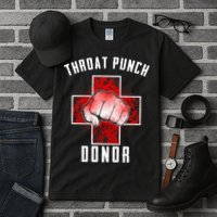 Throat Punch Donor Boxing Fan Tall T-Shirt