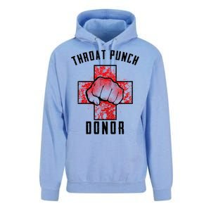 Throat Punch Donor Boxing Fan Unisex Surf Hoodie