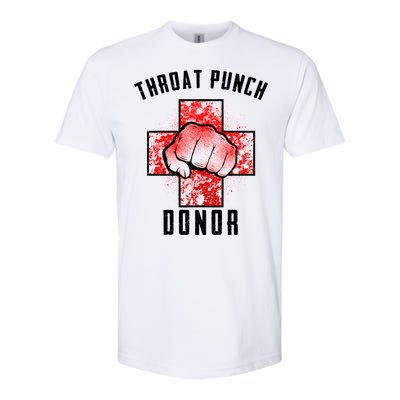 Throat Punch Donor Boxing Fan Softstyle® CVC T-Shirt