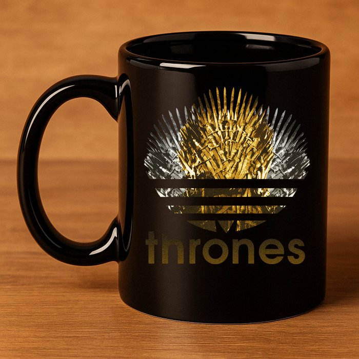 Thrones Logo 11oz C Handle Ceramic Mug