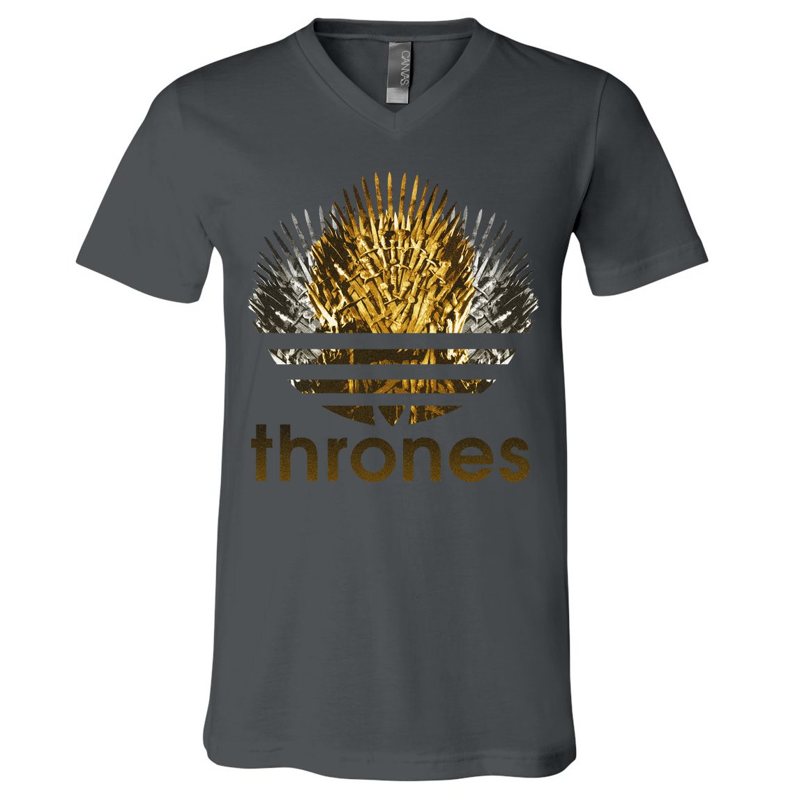 Thrones Logo V-Neck T-Shirt