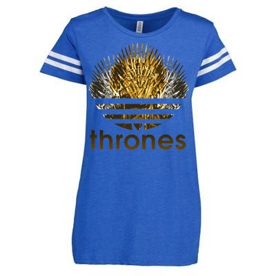 Thrones Logo Enza Ladies Jersey Football T-Shirt