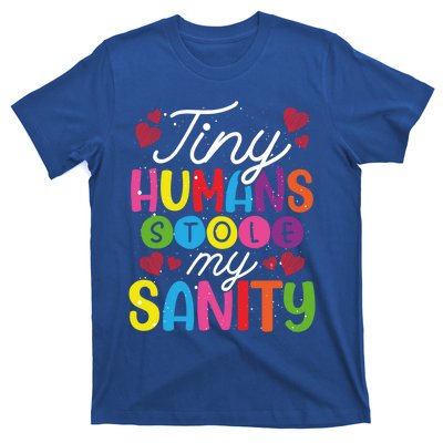 Tiny Hu Stole My Sanity Sitter Gift T-Shirt