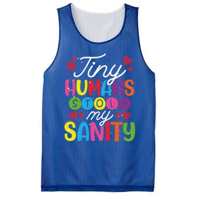 Tiny Hu Stole My Sanity Sitter Gift Mesh Reversible Basketball Jersey Tank