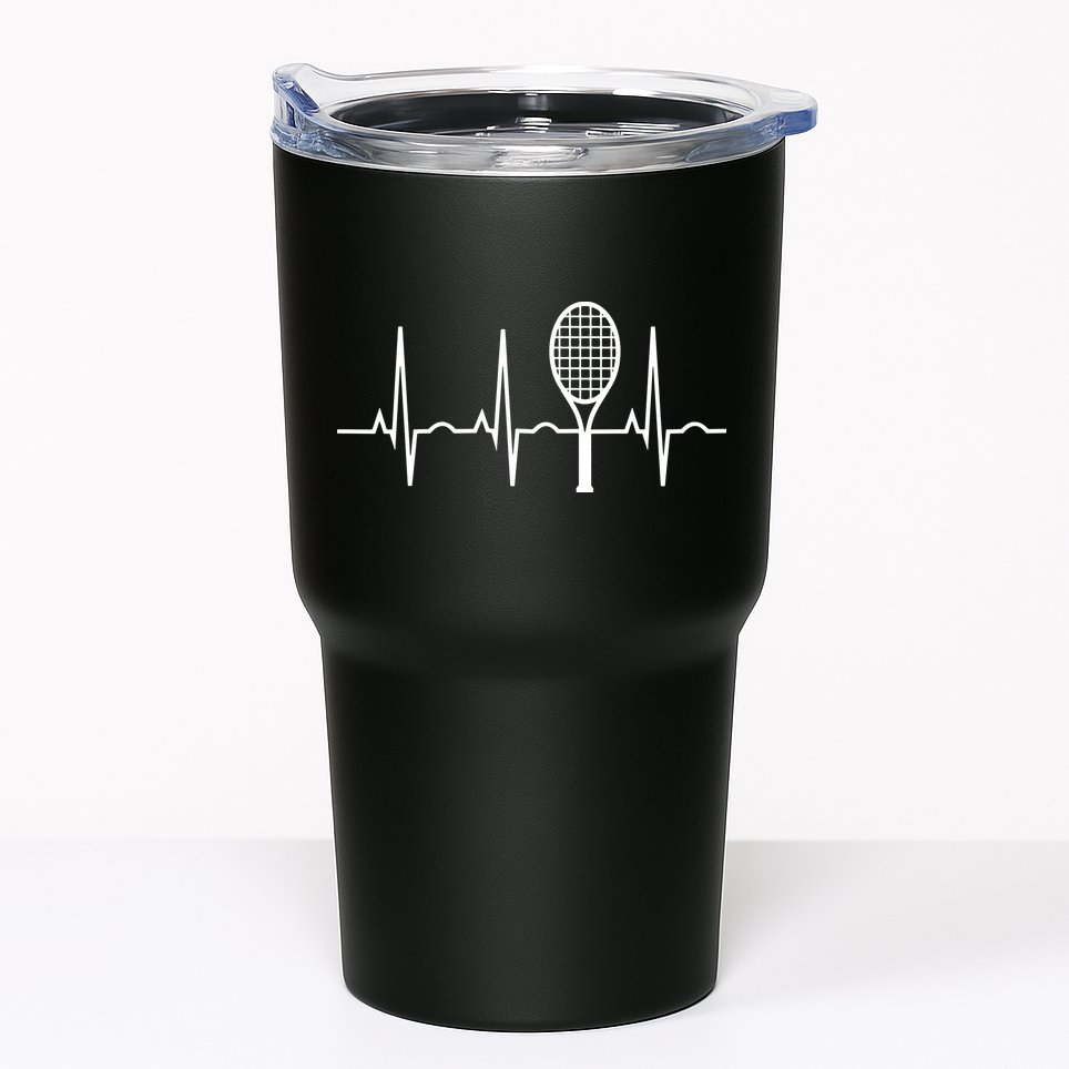 Tennis Heartbeat Shirts Best Tennis Gift Tee For Players Fans Tumbler