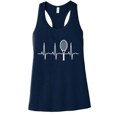 Tennis Heartbeat Shirts Best Tennis Gift Tee For Players Fans Womens Tank Top