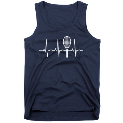 Tennis Heartbeat Shirts Best Tennis Gift Tee For Players Fans Tank Top