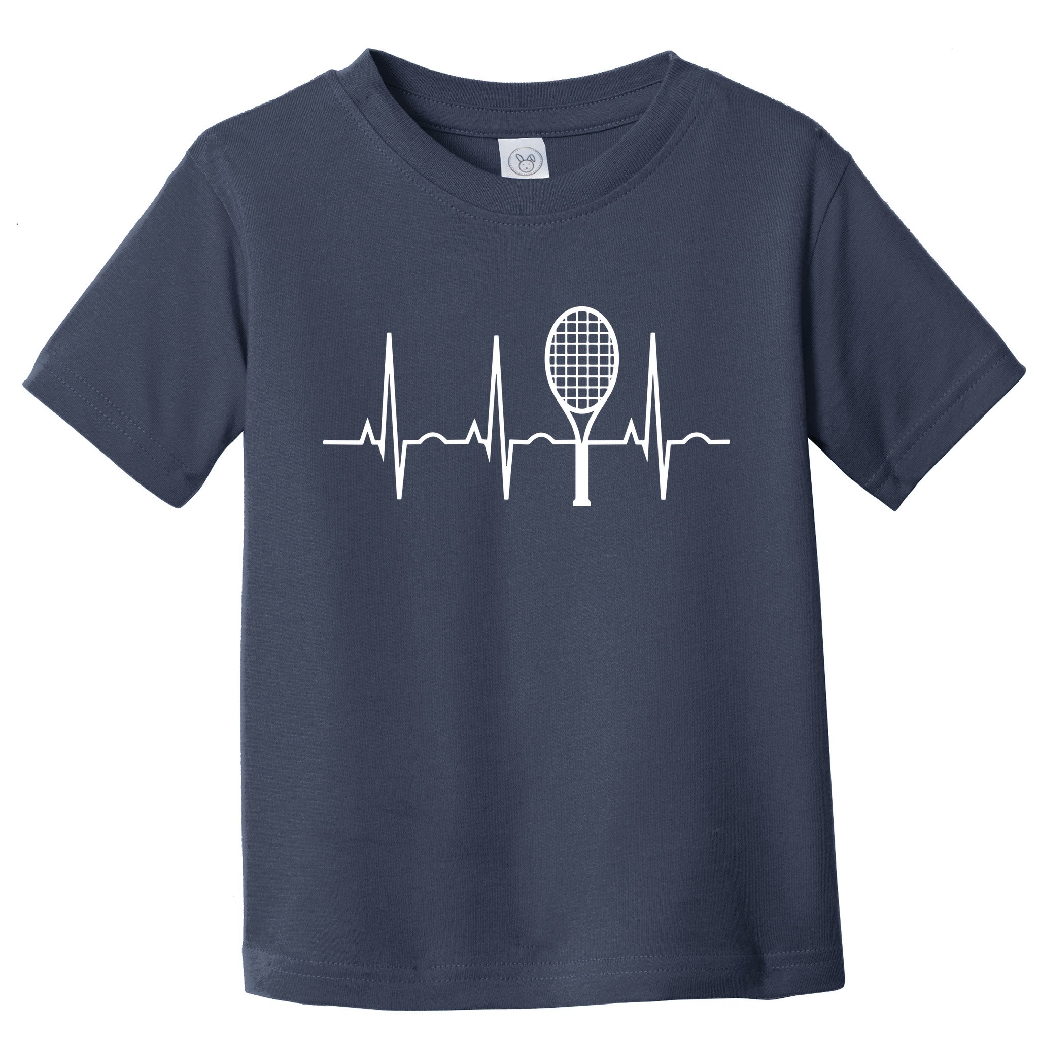 Tennis Heartbeat Shirts Best Tennis Gift Tee For Players Fans Toddler T-Shirt