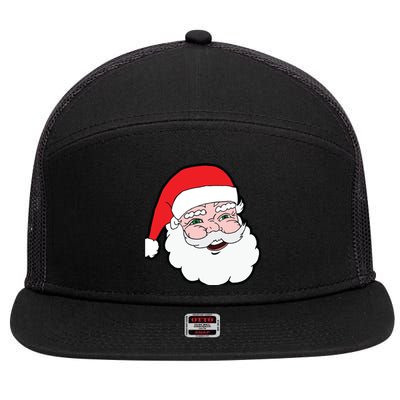 The Holidays Suck Santa Christmas Design Gift 7 Panel Mesh Trucker Snapback Hat