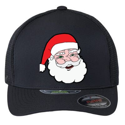 The Holidays Suck Santa Christmas Design Gift Flexfit Unipanel Trucker Cap