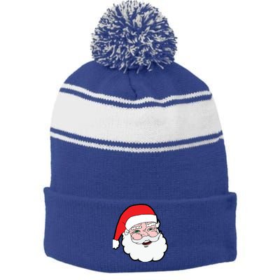 The Holidays Suck Santa Christmas Design Gift Stripe Pom Pom Beanie