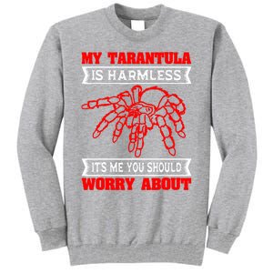 Tarantula Hairy Spiders Arachnid Entomophile Entomologist Tall Sweatshirt