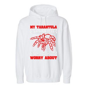 Tarantula Hairy Spiders Arachnid Entomophile Entomologist Garment-Dyed Fleece Hoodie