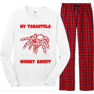 Tarantula Hairy Spiders Arachnid Entomophile Entomologist Long Sleeve Pajama Set