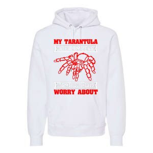 Tarantula Hairy Spiders Arachnid Entomophile Entomologist Premium Hoodie