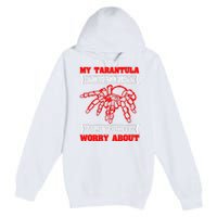 Tarantula Hairy Spiders Arachnid Entomophile Entomologist Premium Pullover Hoodie