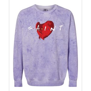 Tyreek Hill Saint Heart Colorblast Crewneck Sweatshirt