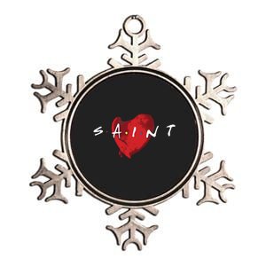 Tyreek Hill Saint Heart Metallic Star Ornament