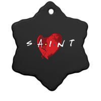 Tyreek Hill Saint Heart Ceramic Star Ornament