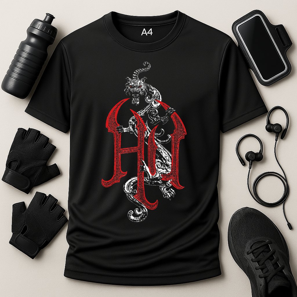The Hu – Snow Logo Red Cooling Performance Crew T-Shirt