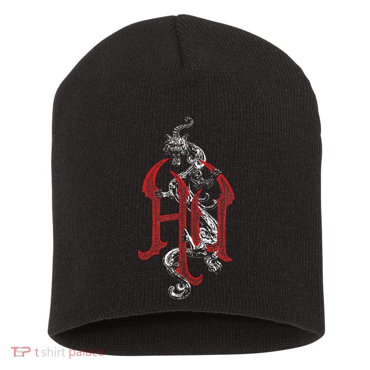 The Hu – Snow Logo Red Short Acrylic Beanie