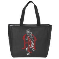 The Hu – Snow Logo Red Zip Tote Bag