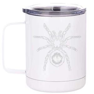 Tarantula Huge Spider Phobia Halloween Costume Arachnophobia 12 oz Stainless Steel Tumbler Cup