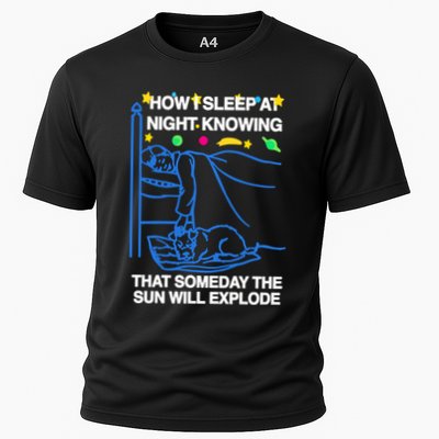 Thegoodshirts How Sleep At Night Knowing That Someday The Sun Will Explode Performance Shirt