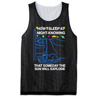 Thegoodshirts How Sleep At Night Knowing That Someday The Sun Will Explode Mesh Reversible Basketball Jersey Tank