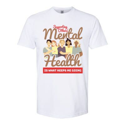 Tal Health Support End The Stigma Tal Health Matter Gift Softstyle® CVC T-Shirt