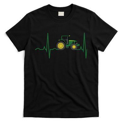 Tractor Heartbeat Shirts Best For Farmers T-Shirt