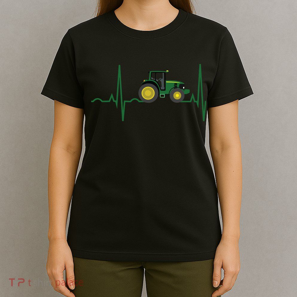 Tractor Heartbeat Shirts Best For Farmers T-Shirt