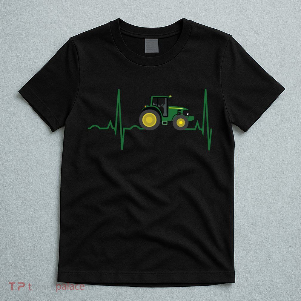 Tractor Heartbeat Shirts Best For Farmers T-Shirt