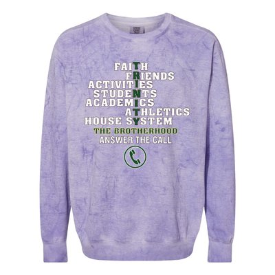 Trinity High School Faith Friends Activities Students Academics Athletics House Colorblast Crewneck Sweatshirt