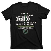 Trinity High School Faith Friends Activities Students Academics Athletics House T-Shirt