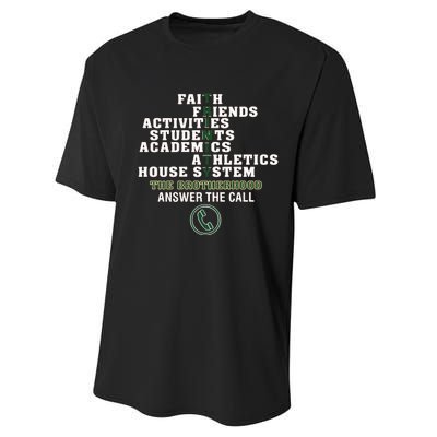 Trinity High School Faith Friends Activities Students Academics Athletics House Performance Sprint T-Shirt