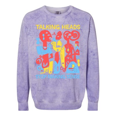 Talking Heads Stop Making Sense Colorblast Crewneck Sweatshirt