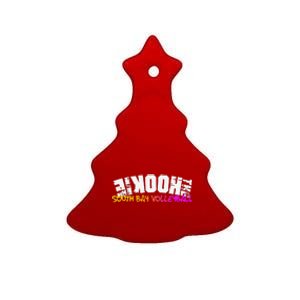 The Hookie South Bay Volleyball Ceramic Tree Ornament