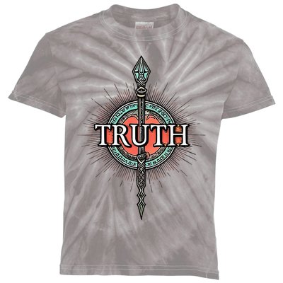 Truth Honesty Spirituality Politics Meditation Love God Kids Tie-Dye T-Shirt