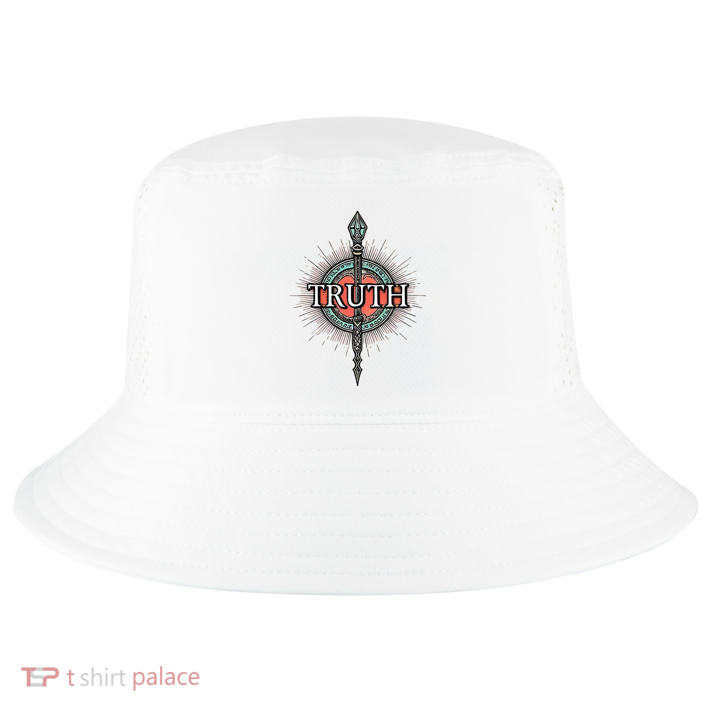 Truth Honesty Spirituality Politics Meditation Love God Cool Comfort Performance Bucket Hat